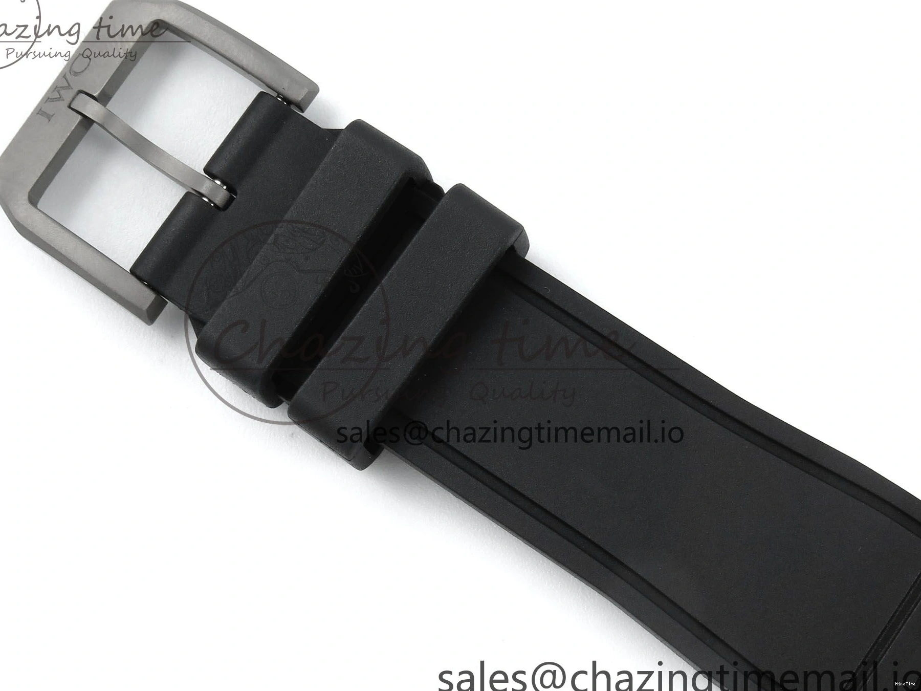 MIROTIME 0219 Pilot Top Gun IW326901 M+F 1:1 Best Edition Black Dial on Black Rubber Strap A SportInspired 6999